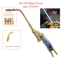 Gas Welding Torch Acetylene Propane Jet torch Gas Welding Tools Brazing Torch Air Conditioning Copper Aluminum Pipe Welding Gun
Gas Welding Torch Acetylene Propane Jet torch Gas Welding Tools Brazing Torch Air Conditioning Copper Aluminum Pipe Welding Gun