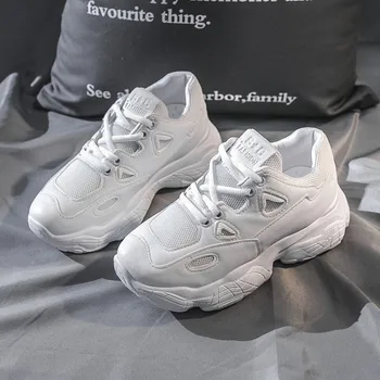 New Fashion Thick-Soled Women Sneakers casual Comfortable espadrilles Flat Platform Chunky Lace Up Breathable Trainers J14-38 
New Fashion Thick-Soled Women Sneakers casual Comfortable espadrilles Flat Platform Chunky Lace Up Breathable Trainers J14-38