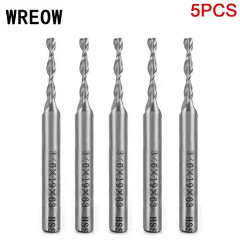 5Pcs 2 flutes Mill Cutter Drill Bit HSSS End Mill Set engraved Drill Bits engraved Tool for CNC Wood Nylon Hand tools Y7
5Pcs 2 flutes Mill Cutter Drill Bit HSSS End Mill Set engraved Drill Bits engraved Tool for CNC Wood Nylon Hand tools Y7