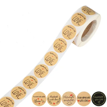 500pcs/roll Handmade Stickers Handmade With Love Self Adhesive Sticker Label Wedding Stickers DIY Paper Crafts Gift Baking
500pcs/roll Handmade Stickers Handmade With Love Self Adhesive Sticker Label Wedding Stickers DIY Paper Crafts Gift Baking