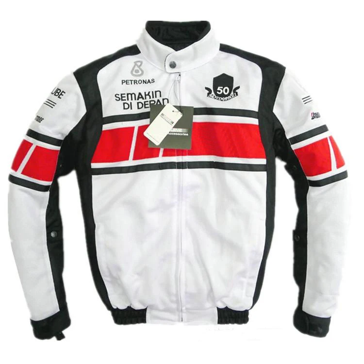 Mesh Breathable Jacket For Yama ha Motorbike ATV Bike Riding Scooter Street Moto White Jackets With Protector
Mesh Breathable Jacket For Yama ha Motorbike ATV Bike Riding Scooter Street Moto White Jackets With Protector