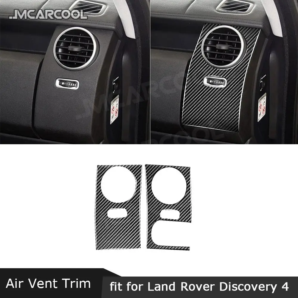 Car Front Central Control AC Outlet Air Vent Carbon Fiber Trim Frame Cover Stickers For Land Rover Discovery 4 LR4 2010-2016
Car Front Central Control AC Outlet Air Vent Carbon Fiber Trim Frame Cover Stickers For Land Rover Discovery 4 LR4 2010-2016