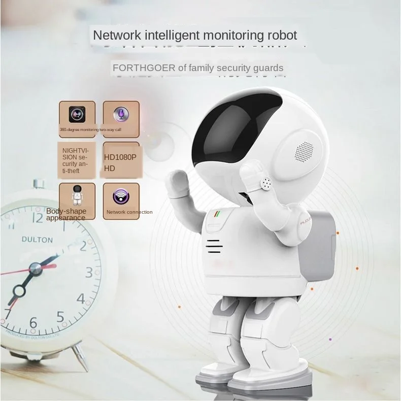 Smart space robot wifi HD security camera mobile phone remote baby care monitor wireless security camera
Smart space robot wifi HD security camera mobile phone remote baby care monitor wireless security camera
