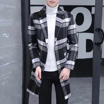 casual grid cloth coat suits brought the woolen cloth coat of cultivate morality male long male in the fall and winter
casual grid cloth coat suits brought the woolen cloth coat of cultivate morality male long male in the fall and winter