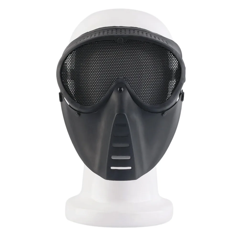 New Mask and wind mirror Airsoft Masks- Adjustable Half Metal Steel Steel wire Mesh Face Mask And UV400 Goggles Set For Tactical
New Mask and wind mirror Airsoft Masks- Adjustable Half Metal Steel Steel wire Mesh Face Mask And UV400 Goggles Set For Tactical