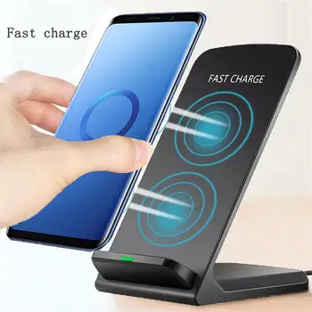 10W QI Wireless Fast Charger Charging Dock Stand Holder Vertical Double Coil Wireless Charger For iPhone X Xs Max XR 8 FS
10W QI Wireless Fast Charger Charging Dock Stand Holder Vertical Double Coil Wireless Charger For iPhone X Xs Max XR 8 FS