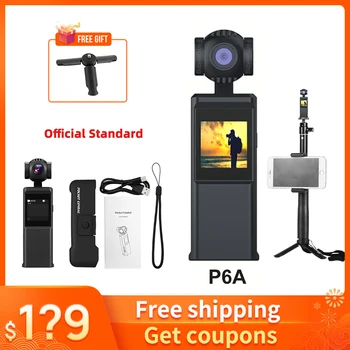 P6A 3-Axis 4K HD Handheld Gimbal Camera Stabilizer HI3559V200 + IMX258 Smart Track Built-in Wi-Fi
P6A 3-Axis 4K HD Handheld Gimbal Camera Stabilizer HI3559V200 + IMX258 Smart Track Built-in Wi-Fi