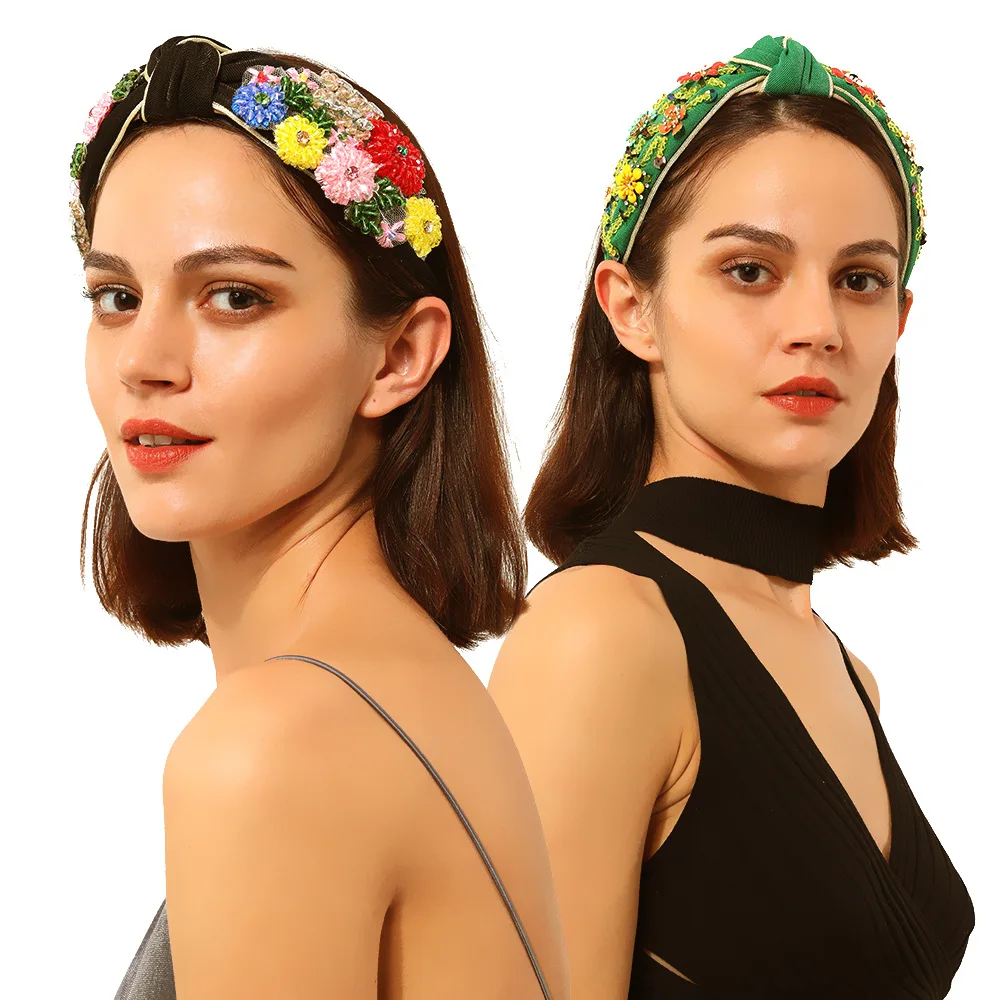 Bohemian Women fashion flowers wrapped personality dance headband Colorful crystal flower geometric metal versatile headband
Bohemian Women fashion flowers wrapped personality dance headband Colorful crystal flower geometric metal versatile headband