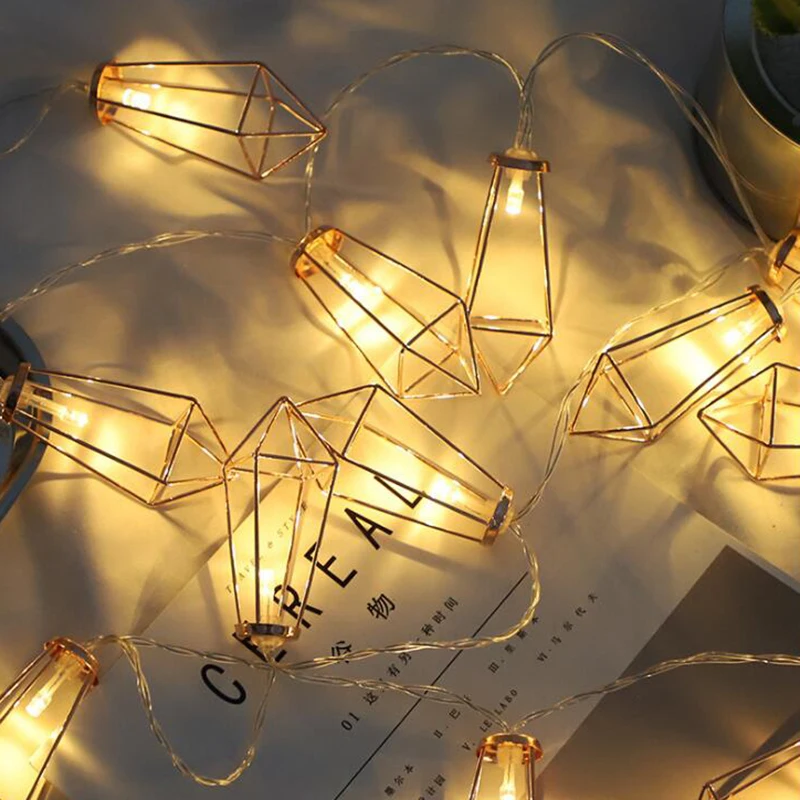 3M LED String Light 20LEDs Drop Frame Rose Gold Geometric Fairy Night Lights Christmas Decorative Lights for Home Outdoor
3M LED String Light 20LEDs Drop Frame Rose Gold Geometric Fairy Night Lights Christmas Decorative Lights for Home Outdoor