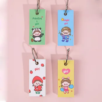 Cartoon Girl Mini Ring Buckle Memo Pad Cute Blank Word Book Card Tearable Notepads Sticky Note school supplies
Cartoon Girl Mini Ring Buckle Memo Pad Cute Blank Word Book Card Tearable Notepads Sticky Note school supplies