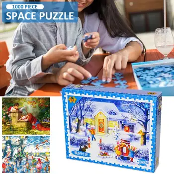 Wooden Puzzle Kids 1000 Piece Jigsaw Puzzle Educational Puzzles Jigsaw Cartoon Toys for Children Toys Supplies
Wooden Puzzle Kids 1000 Piece Jigsaw Puzzle Educational Puzzles Jigsaw Cartoon Toys for Children Toys Supplies