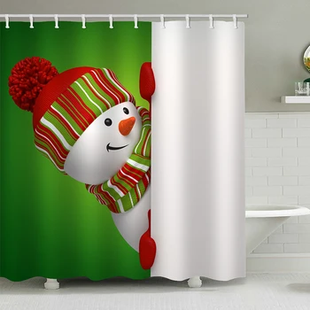 LANGRIA Christmas Shower Curtain Snowman Printing Shower Curtain with 12 Hooks Durable Waterproof Bath Curtain Sets Home Decor
LANGRIA Christmas Shower Curtain Snowman Printing Shower Curtain with 12 Hooks Durable Waterproof Bath Curtain Sets Home Decor