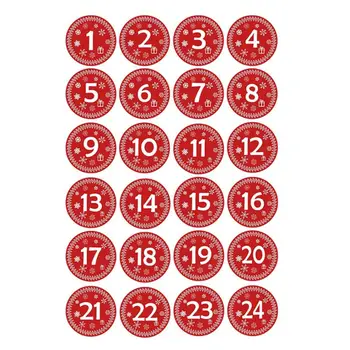 24Pcs Advent Christmas Calendars Filling Candy Bag with Number German Stickers 67JB
24Pcs Advent Christmas Calendars Filling Candy Bag with Number German Stickers 67JB