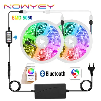 LED Strip Bluetooth RGB SMD2835 10M Waterproof LED Lights 12V APP Remote Control RGB Tape Backlight Ribbon
LED Strip Bluetooth RGB SMD2835 10M Waterproof LED Lights 12V APP Remote Control RGB Tape Backlight Ribbon