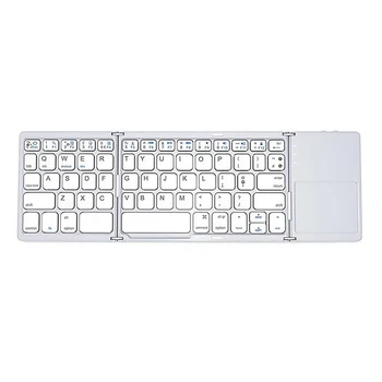 Ultra-Slim Rechargeable Wireless Keyboard Bluetooth Wireless Foldable Keyboard Keyboard with Touchpad for iOS Windows Android
Ultra-Slim Rechargeable Wireless Keyboard Bluetooth Wireless Foldable Keyboard Keyboard with Touchpad for iOS Windows Android