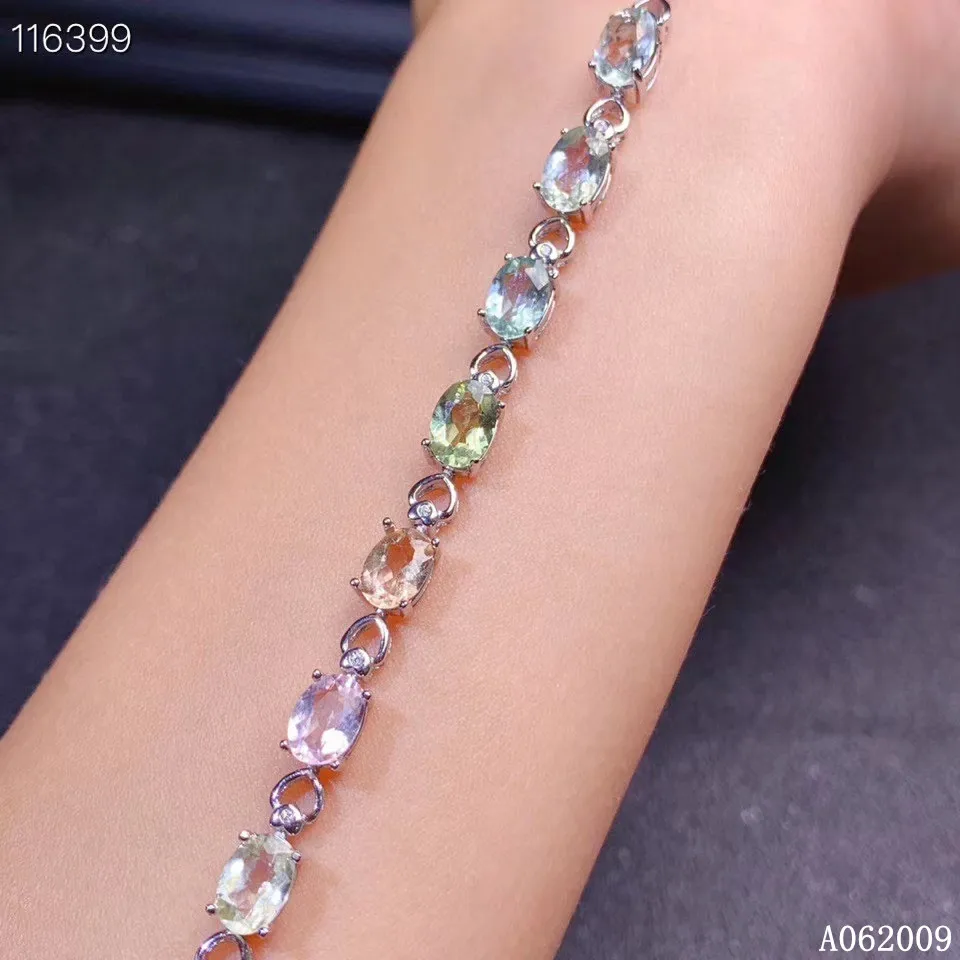 KJJEAXCMY fine jewelry 925 sterling silver inlaid natural tourmaline bracelet fashion girl hand bracelet support test
KJJEAXCMY fine jewelry 925 sterling silver inlaid natural tourmaline bracelet fashion girl hand bracelet support test