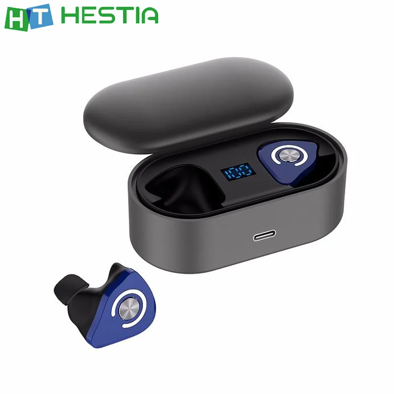 TWS-M9 Ture Wireless Bluetooth Headsets Hifi Led Power Display Type-C Fast Charge Button Control Earphones Black Blue Sliver
TWS-M9 Ture Wireless Bluetooth Headsets Hifi Led Power Display Type-C Fast Charge Button Control Earphones Black Blue Sliver