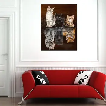 Reflection Cat DIY 5D Full Drill Diamond Painting Embroidery Cross Stitch Kit Rhinestone Home Decor Craft Q6PE
Reflection Cat DIY 5D Full Drill Diamond Painting Embroidery Cross Stitch Kit Rhinestone Home Decor Craft Q6PE