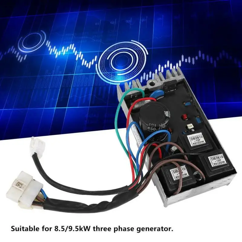 Voltage Regulator AVR KI-DAVR 95S3 For 8.5/9.5KW Three Phase Generator Stable Overload Protection Durable
Voltage Regulator AVR KI-DAVR 95S3 For 8.5/9.5KW Three Phase Generator Stable Overload Protection Durable