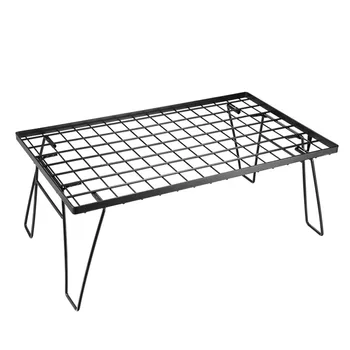 Multi-purpose Iron Charcoal Grill Barbecue Tool Folding BBQ Cooking Grid Storage Desk Mesh Table for Home Outdoor (Black)
Multi-purpose Iron Charcoal Grill Barbecue Tool Folding BBQ Cooking Grid Storage Desk Mesh Table for Home Outdoor (Black)