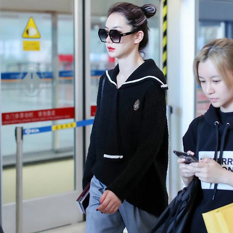 Irregular Sweater Women Winter Korean Version Loose Medium-length Sleeve Head Knit Sweater Tide 2019 black Women Sweater
Irregular Sweater Women Winter Korean Version Loose Medium-length Sleeve Head Knit Sweater Tide 2019 black Women Sweater