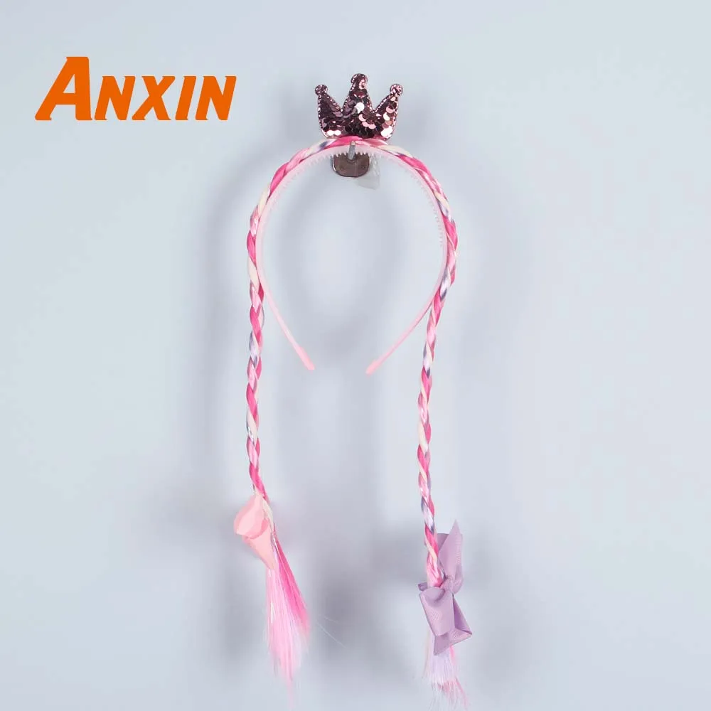 Sweet Wig Accessories Hair Band Colorful Bowknot Crown Braid Candy Color Party Cosplay Hair Extension Synthetic Wigs For Girls
Sweet Wig Accessories Hair Band Colorful Bowknot Crown Braid Candy Color Party Cosplay Hair Extension Synthetic Wigs For Girls