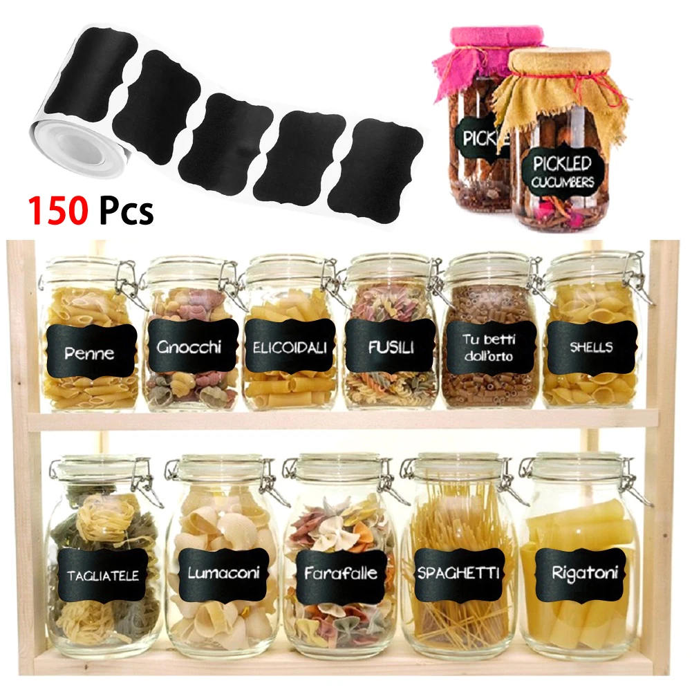 150pcs Waterproof Slate Sticker Kitchen Household Decorations As Name Tag For Wedding Birthday Spice Label Stickers Jar Bottle
150pcs Waterproof Slate Sticker Kitchen Household Decorations As Name Tag For Wedding Birthday Spice Label Stickers Jar Bottle