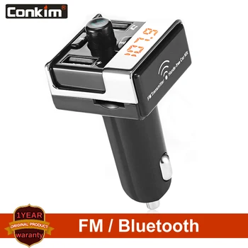 Conkim Car Bluetooth MP3 Player Wireless FM Transmitter Dual USB Car Charger Hands-free Call Voltage Detection Bluetooth Car Kit
Conkim Car Bluetooth MP3 Player Wireless FM Transmitter Dual USB Car Charger Hands-free Call Voltage Detection Bluetooth Car Kit