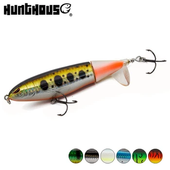 Hunthouse Whopper plopper topwater Fishing Lure Soft Rotating Tail 90mm 130mm ABS material for sea freshwater fishing
Hunthouse Whopper plopper topwater Fishing Lure Soft Rotating Tail 90mm 130mm ABS material for sea freshwater fishing