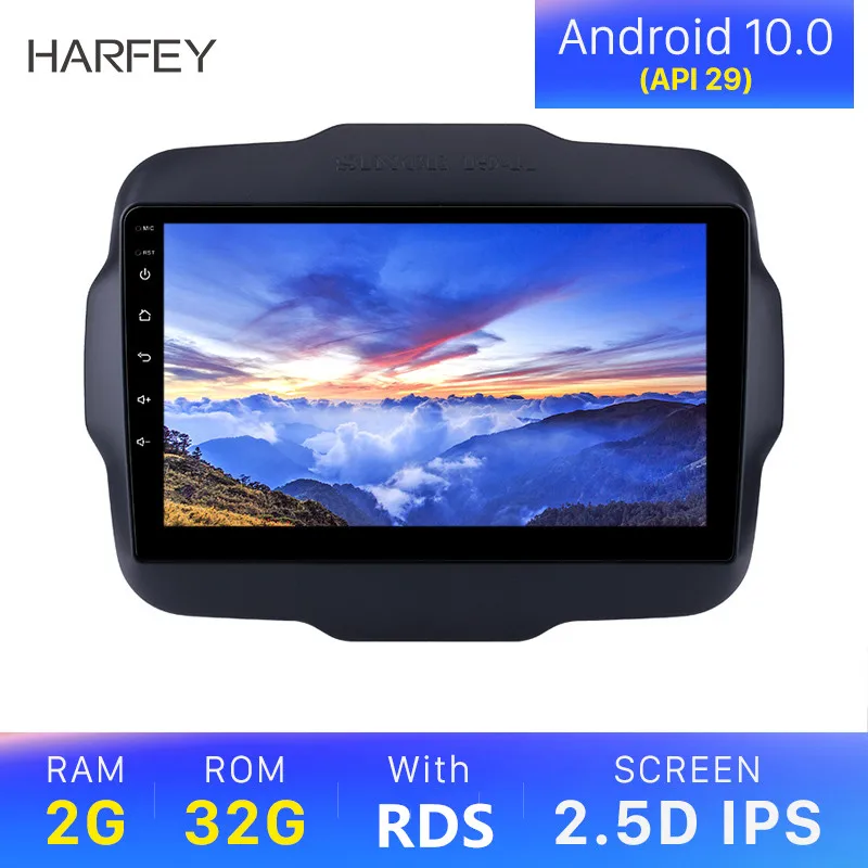 Harfey API 29 Android 10.0 9" GPS Car Radio For 2016 Jeep Renegade 4-Core Wifi Multimedia Player Touchscreen Head Unit
Harfey API 29 Android 10.0 9" GPS Car Radio For 2016 Jeep Renegade 4-Core Wifi Multimedia Player Touchscreen Head Unit