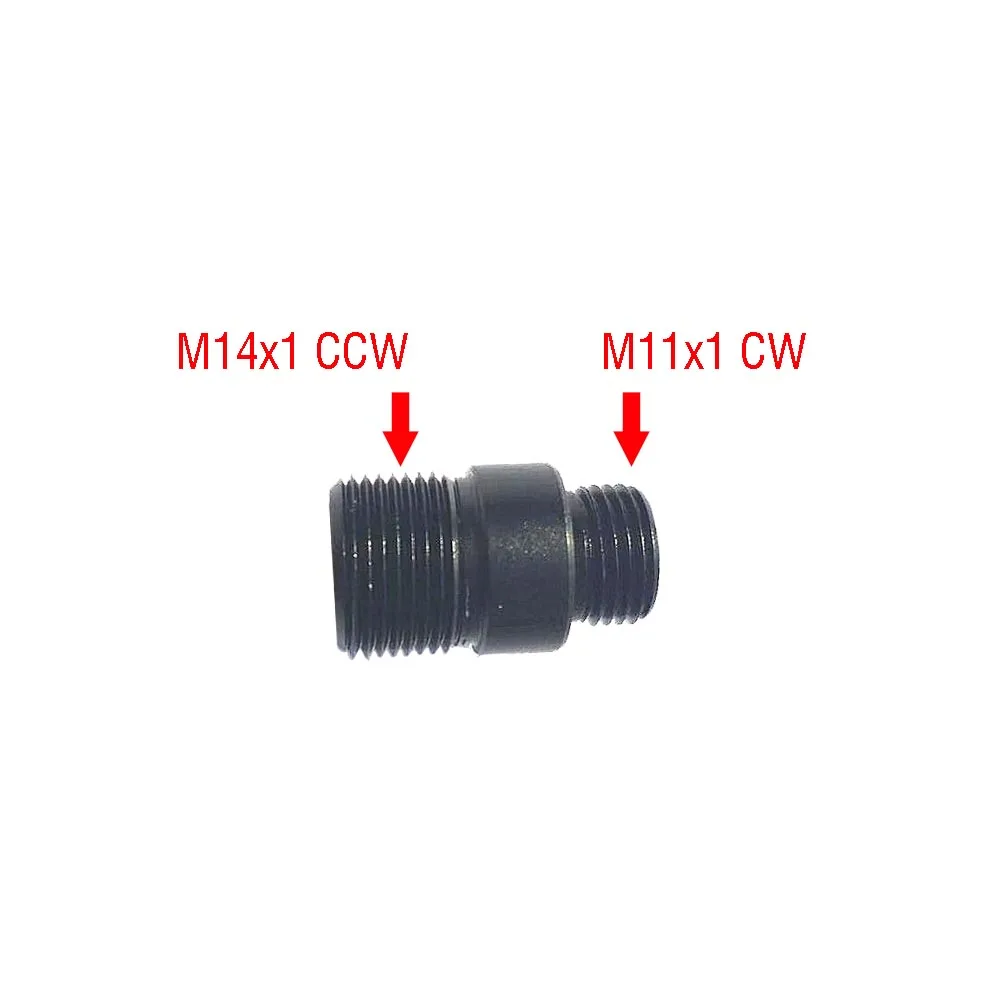 

Barrel End Threaded Adapter Airsoft CNC Machined 11mm to 14mm CCW Thread Adapter For WE GBB