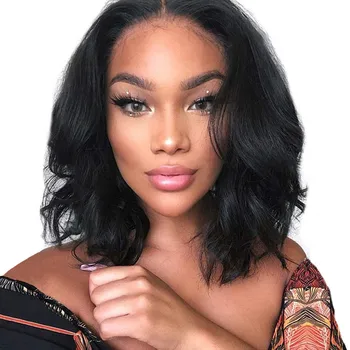 Cheap Brazilian Wavy Short Bob 4X4 Lace Closure Wig With Baby Hair Pre Plucked Glueless Closure Human Hair Lace Wig Bleach Knots 
Cheap Brazilian Wavy Short Bob 4X4 Lace Closure Wig With Baby Hair Pre Plucked Glueless Closure Human Hair Lace Wig Bleach Knots