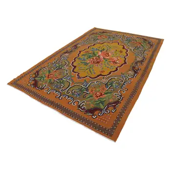 195x300 Cm Orange Handmade Vintage Moldovan Rugs Rug-6x10 Ft
195x300 Cm Orange Handmade Vintage Moldovan Rugs Rug-6x10 Ft