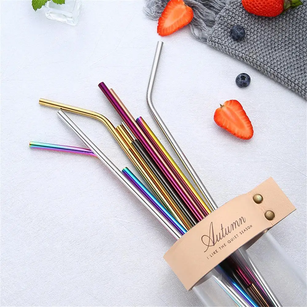 Reusable Straw Straight Straws Stainless Steel Metal Drinking Eco-friendly Smoothies Tapioca Pearls Milk Tea Juice Bar Tools
Reusable Straw Straight Straws Stainless Steel Metal Drinking Eco-friendly Smoothies Tapioca Pearls Milk Tea Juice Bar Tools