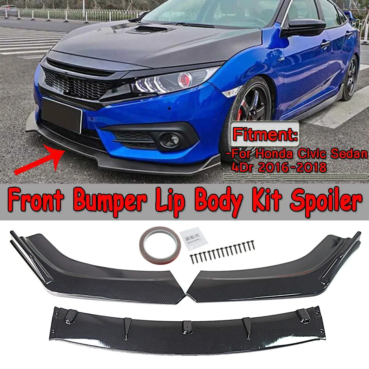 New Universal Car Front Bumper Splitter Lip Body Kit Spoiler Diffuser For Audi A5 Sline S5 RS5 09-16 For BMW For Benz For Mazad
New Universal Car Front Bumper Splitter Lip Body Kit Spoiler Diffuser For Audi A5 Sline S5 RS5 09-16 For BMW For Benz For Mazad