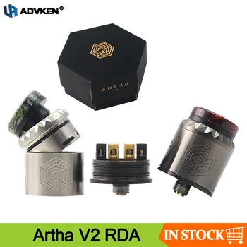 Original Artha V2 RDA Tank 24mm Diameter Quadruple posts Rebuildable Atomizer Vape Tank E cigarettes For 510 Thread Squonk mod
Original Artha V2 RDA Tank 24mm Diameter Quadruple posts Rebuildable Atomizer Vape Tank E cigarettes For 510 Thread Squonk mod