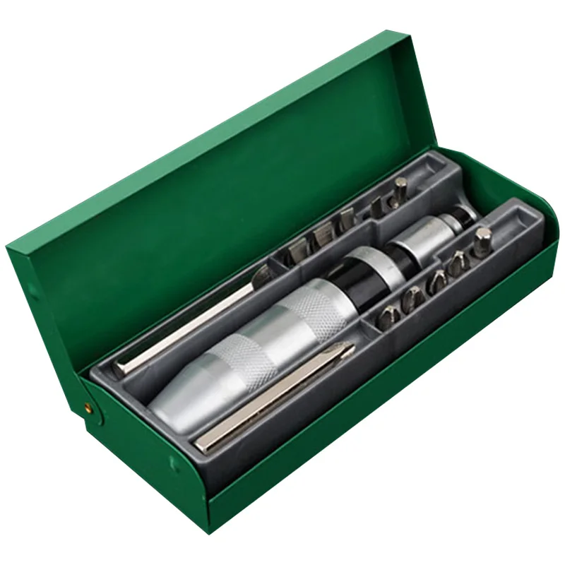 13 PCS Professional Portable Impact Driver Screwdriver High Hardness Steel Screwdriver Set Hand Tools 
13 PCS Professional Portable Impact Driver Screwdriver High Hardness Steel Screwdriver Set Hand Tools