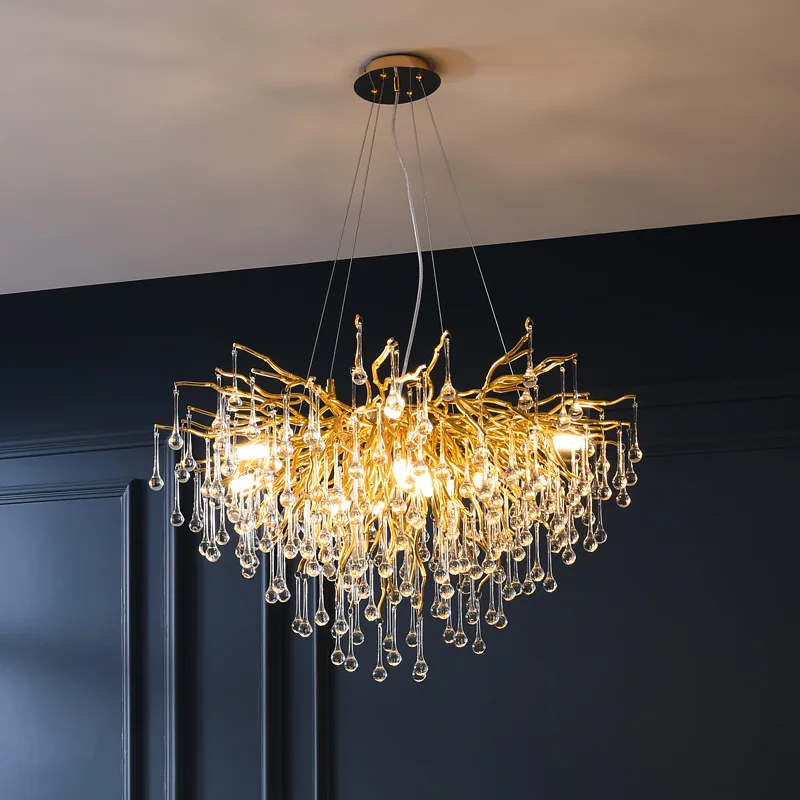 【aluminium】Nordic Luxury Crystal LED Chandelier for Living Room Modern Home Kitchen Ceiling Chandeliers Bedroom Loft Lights
【aluminium】Nordic Luxury Crystal LED Chandelier for Living Room Modern Home Kitchen Ceiling Chandeliers Bedroom Loft Lights