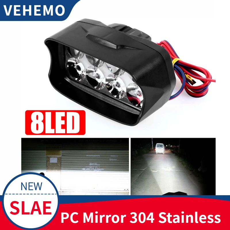 VEHEMO Universal Driving Light Off-Road Lights 12W Vehicle ATV Car Work Light Super Bright 8LED Led Work Light
VEHEMO Universal Driving Light Off-Road Lights 12W Vehicle ATV Car Work Light Super Bright 8LED Led Work Light