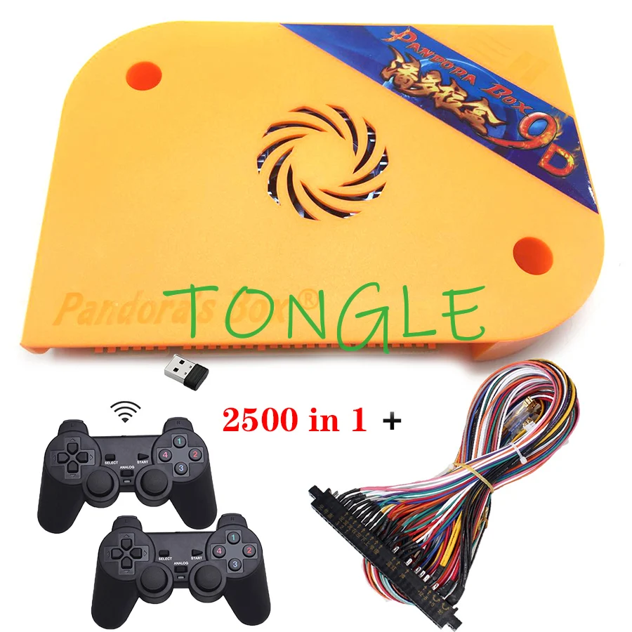 Pandora Box 9d 2500 В 1 аркадная версия доска для игры Jamma поддержка 3P 4P игр USB можно