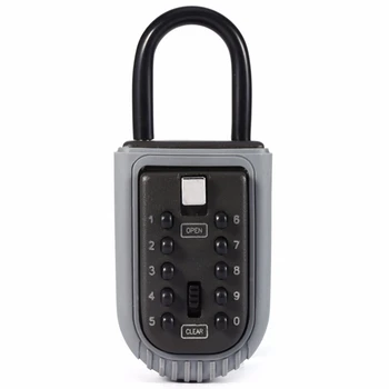 Outdoor Key Lock Box Wall Mounted Combination Key Safe Storage Lock Box Large Internal Memory For Home Or Office Keys
Outdoor Key Lock Box Wall Mounted Combination Key Safe Storage Lock Box Large Internal Memory For Home Or Office Keys