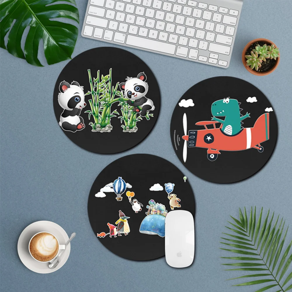 22x22cm Waterproof Leather Desktop Mouse Pad Cute Cartoon and Round Shape for Notebook Desktop Computer Mouse Pad
22x22cm Waterproof Leather Desktop Mouse Pad Cute Cartoon and Round Shape for Notebook Desktop Computer Mouse Pad