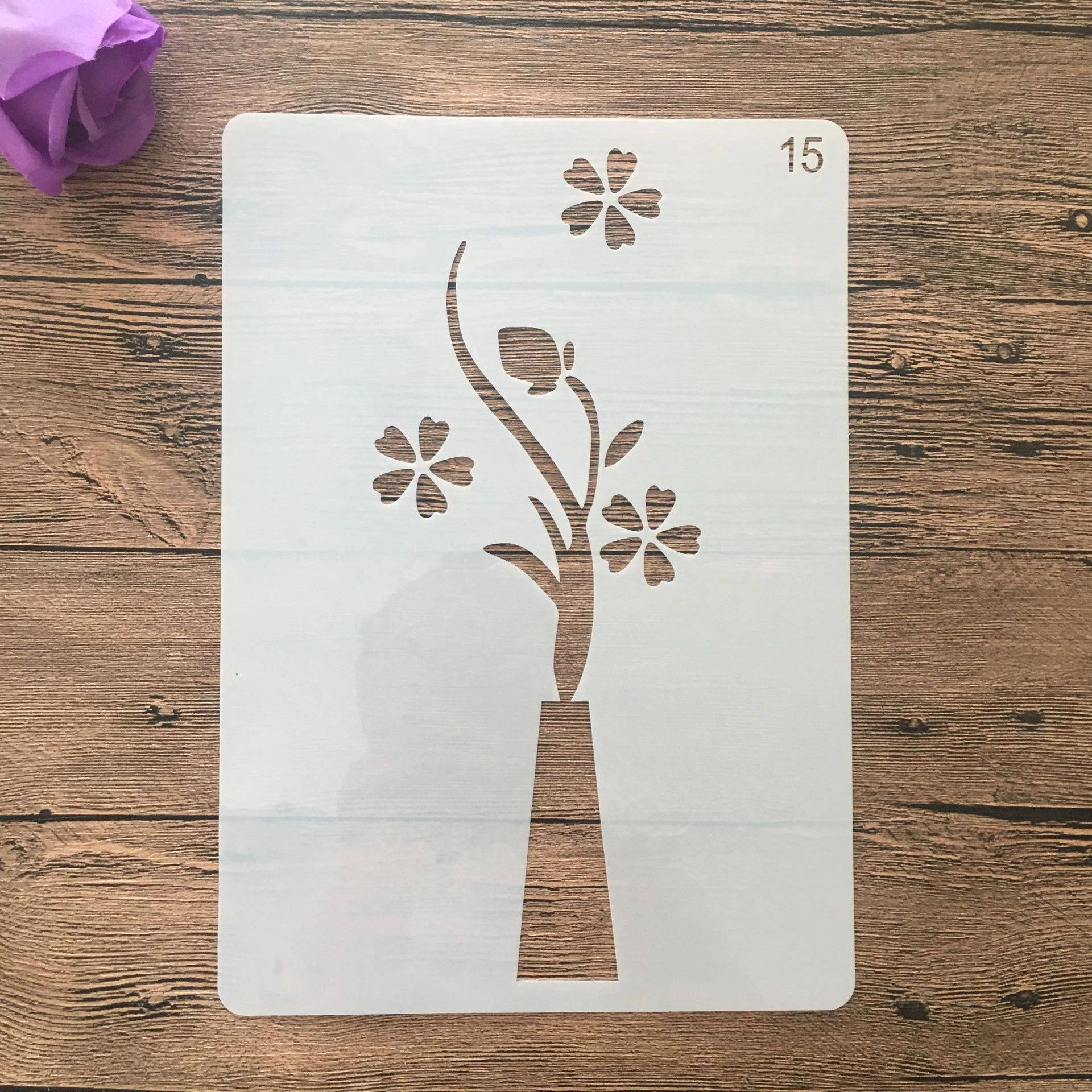 A4 29 * 21cm Sapling DIY Stencils Wall Painting Scrapbook Coloring Embossing Album Decorative Paper Card Template cake
A4 29 * 21cm Sapling DIY Stencils Wall Painting Scrapbook Coloring Embossing Album Decorative Paper Card Template cake