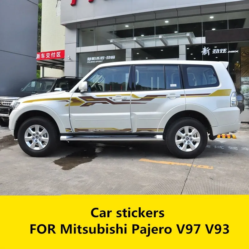 FOR Mitsubishi Pajero V97 V93 car sticker body personalized custom fashion decal Pajero modified sticker
FOR Mitsubishi Pajero V97 V93 car sticker body personalized custom fashion decal Pajero modified sticker