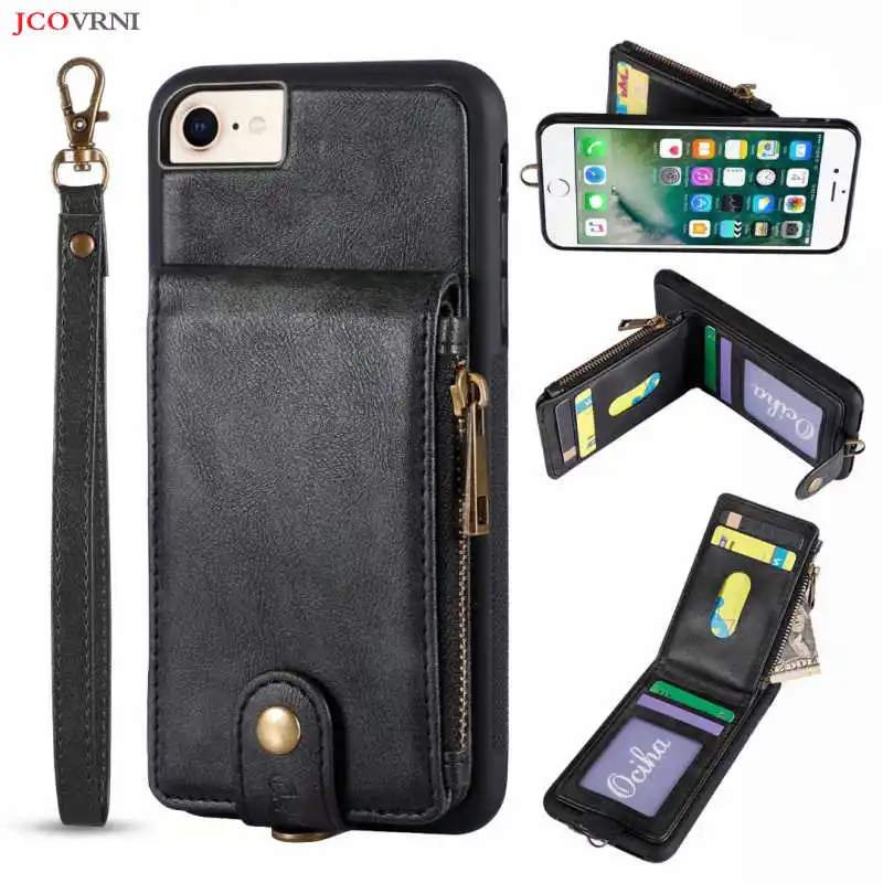 JCOVRNI Leather zipper wallet back cover for iPhone 7 8plus XS XR XSMAX with bracket card slot all-inclusive mobile phone case
JCOVRNI Leather zipper wallet back cover for iPhone 7 8plus XS XR XSMAX with bracket card slot all-inclusive mobile phone case