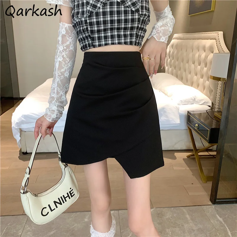 Solid Skirts Women Asymmetrical Summer Simple Female Ulzzang All-match Mini Elegant Design Tender New Arrival Hot Sale Basic Ins
Solid Skirts Women Asymmetrical Summer Simple Female Ulzzang All-match Mini Elegant Design Tender New Arrival Hot Sale Basic Ins