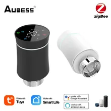 Aubess Tuya ZigBee3.0 Smart Thermostat Radiator Actuator Valve Programmable TRV Temperature Controller Work With Alexa Google
Aubess Tuya ZigBee3.0 Smart Thermostat Radiator Actuator Valve Programmable TRV Temperature Controller Work With Alexa Google