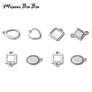20PCS/lot Oval Round Square Heart shape Stainless Steel Pendant DIY Base Cabochon Settings Blank Tray For Cameo Jewelry Making
20PCS/lot Oval Round Square Heart shape Stainless Steel Pendant DIY Base Cabochon Settings Blank Tray For Cameo Jewelry Making