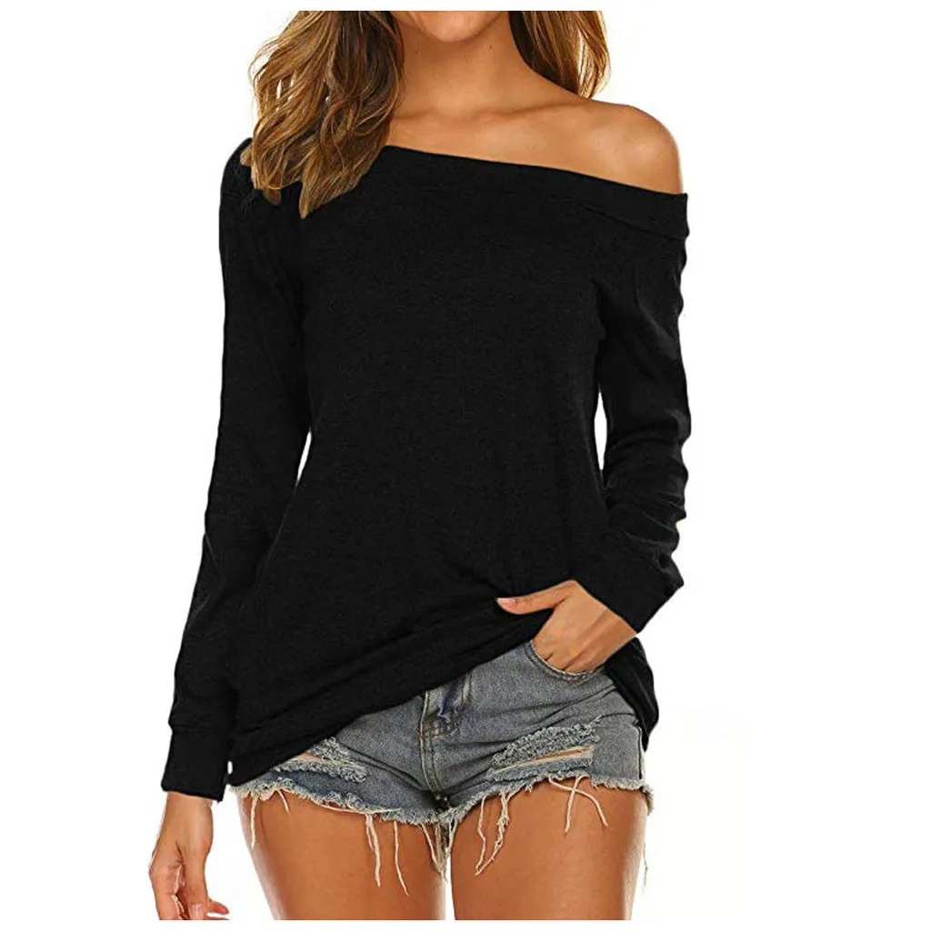 Spring Women Shirts 2019 Women Blouses Long Sleeve Boat Neck Off Shoulder Shirt Tunic Blouse Femme Blusas Femininas Plus Size
Spring Women Shirts 2019 Women Blouses Long Sleeve Boat Neck Off Shoulder Shirt Tunic Blouse Femme Blusas Femininas Plus Size