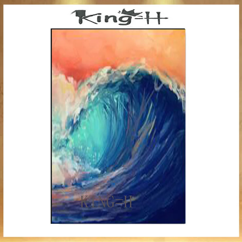 Beautiful seascenery picture home wall decoration Handmade oil painting on canvas blue waves landscape for living room bedroom
Beautiful seascenery picture home wall decoration Handmade oil painting on canvas blue waves landscape for living room bedroom